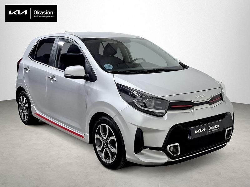 Gris Usado 2022 Kia Picanto GT-Line Utilitario | 13.990 € (Un poco caro) - Imagen 1/4