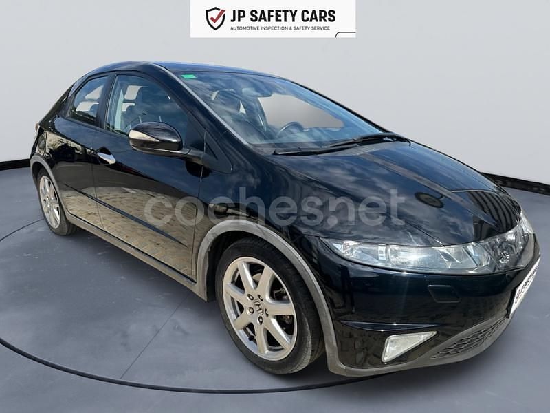 Negro Usado 2008 Honda Civic Executive Berlina | 8290 € (Precio justo) - Imagen 1/4