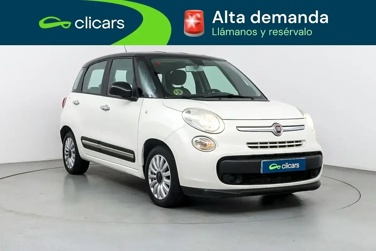 Usado Fiat 500L Pop Star 85 CV (62 kW) 2014 Blanco Monovolumen