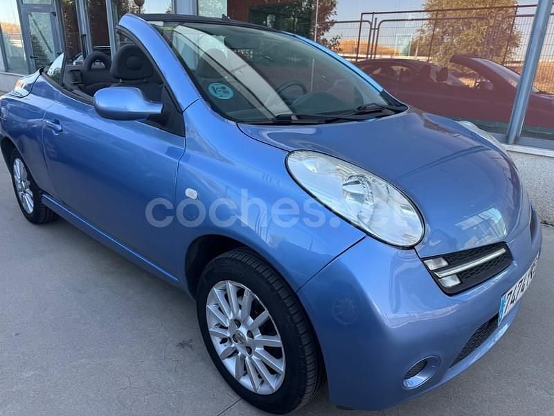 Usado Nissan Micra C+C Acenta 88 CV (64 kW) 2007 Azul Descapotable