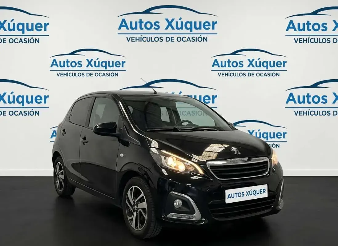 Usado Peugeot 108 Allure 82 CV (60 kW) 2016 Negro Utilitario