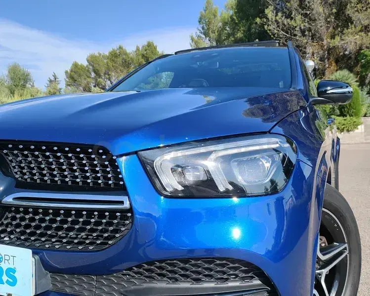 Usado Mercedes GLE400 330 CV (242 kW) 2019 Azul SUV