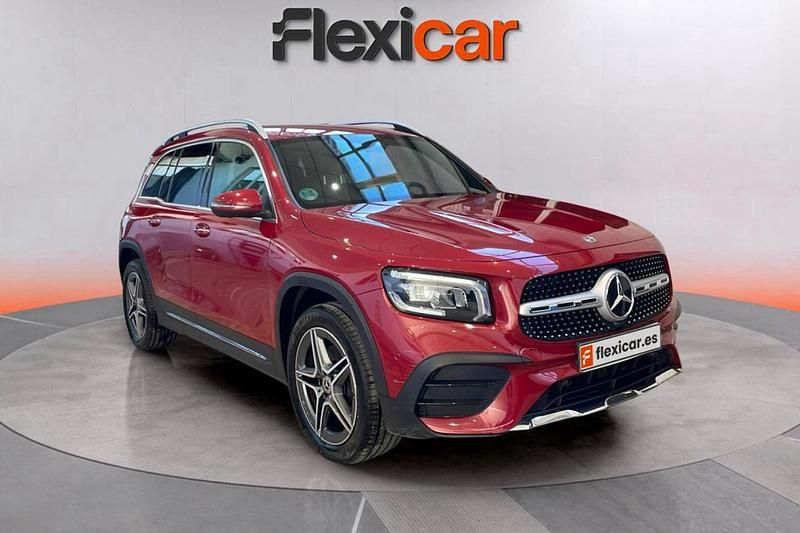 Burdeos Usado 2021 Mercedes GLB200 SUV | 30.990 € (Buen precio) - Imagen 1/4