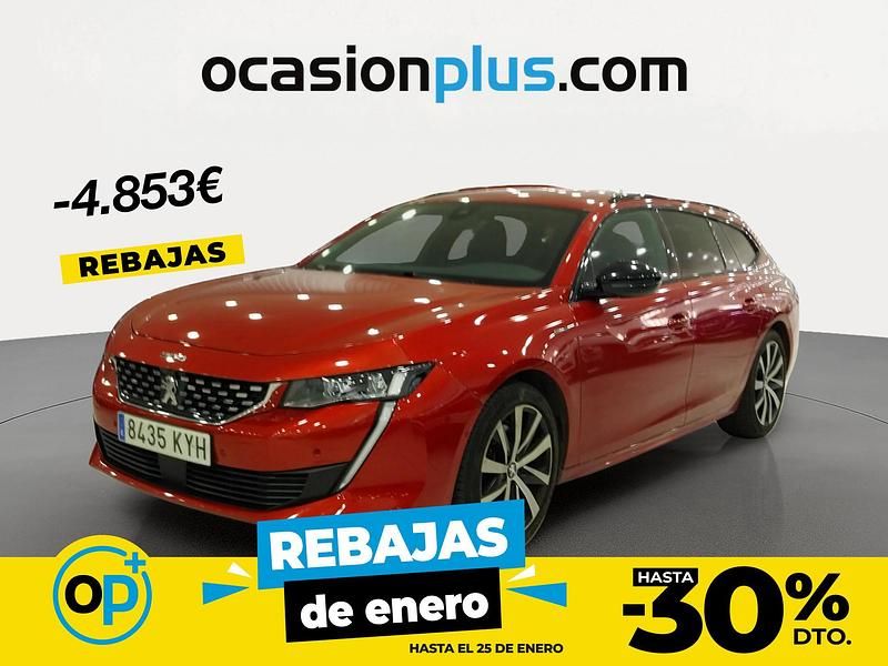 Rojo Usado 2019 Peugeot 508 GT-line Familiar | 20.500 € (Precio justo) - Imagen 1/4