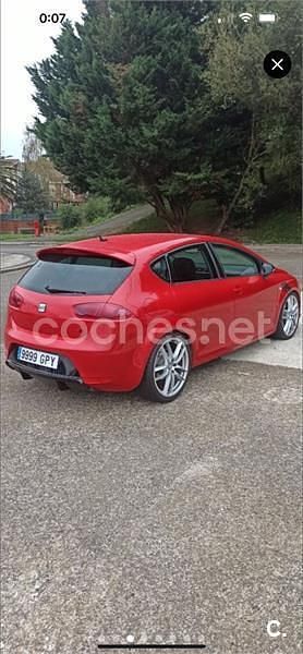 Usado Seat Leon FR 170 CV (125 kW) 2009 Rojo Utilitario