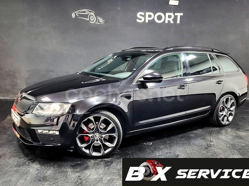 Negro Usado 2016 Skoda Octavia RS Familiar | 17.990 € (Precio justo) - Imagen 1/4