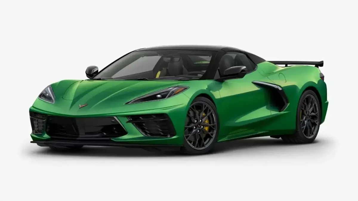 Nuevo Chevrolet Corvette Stingray 502 CV (369 kW) 2026 Verde Descapotable