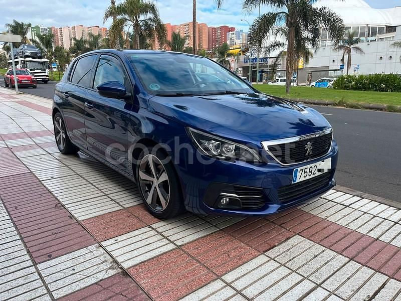 Azul Usado 2018 Peugeot 308 Allure Berlina | 8990 € (Precio justo) - Imagen 1/4