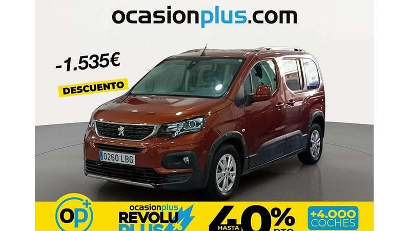 Usado Peugeot Rifter Allure 131 CV (96 kW) 2019 Marrón Monovolumen