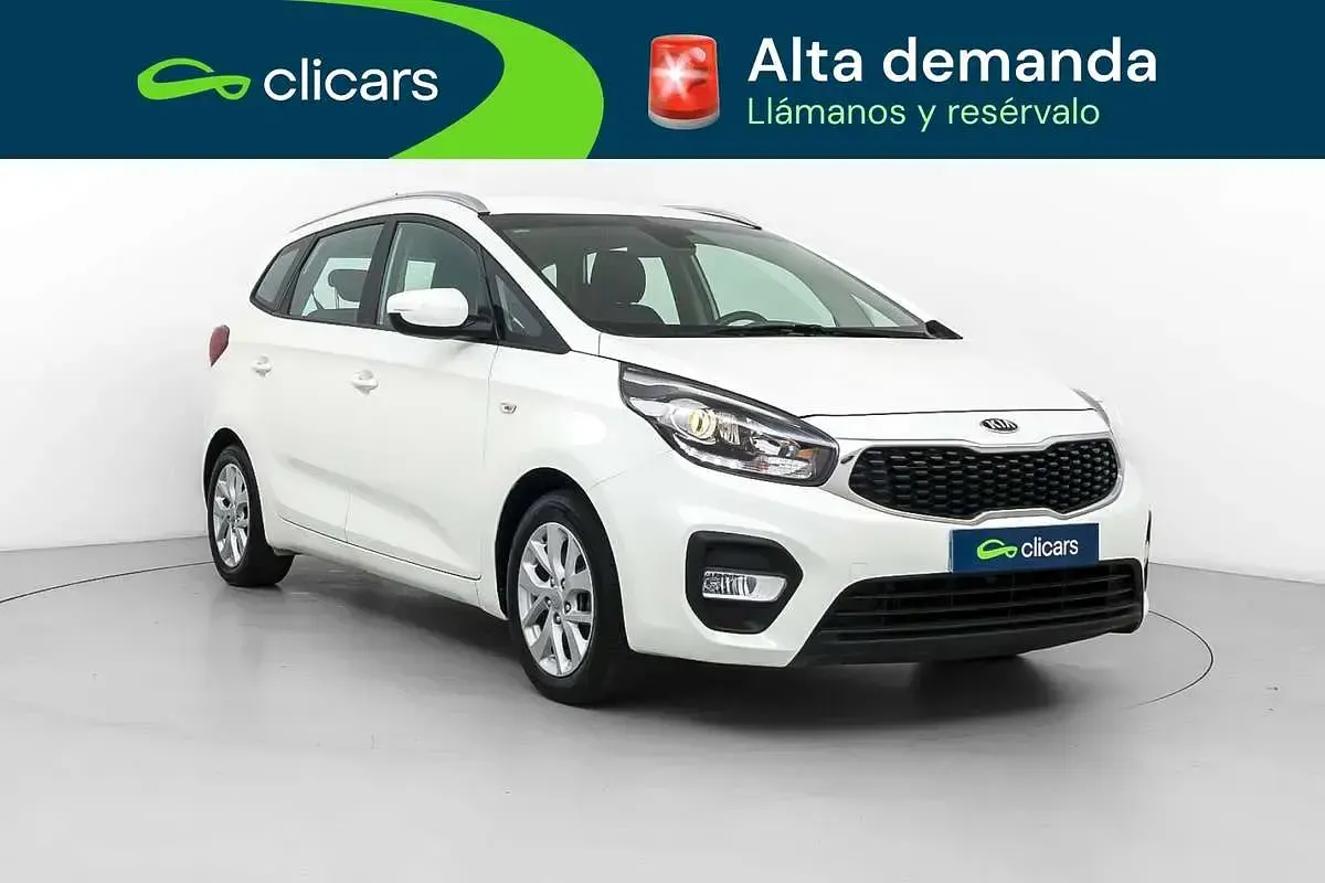 Usado Kia Carens 136 CV (100 kW) 2018 Blanco Monovolumen