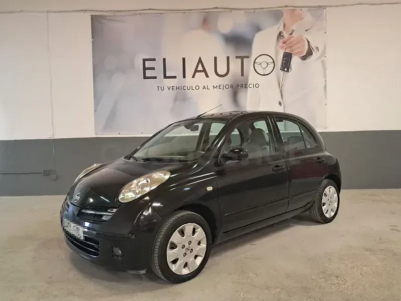 Usado Nissan Micra Acenta 88 CV (64 kW) 2006 Negro Berlina