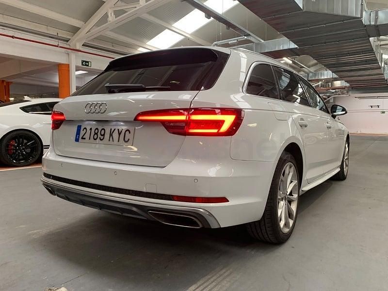 Usado Audi A4 S-Line 150 CV (110 kW) 2019 Blanco Familiar