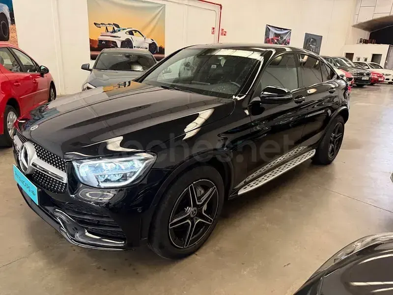 Usado Mercedes GLC220 194 CV (142 kW) 2021 Negro SUV
