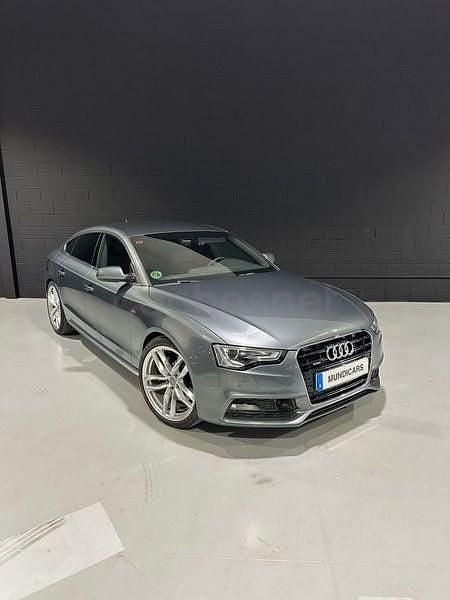 Usado Audi A5 Sportback S-Line 245 CV (180 kW) 2016 Gris / plata Utilitario