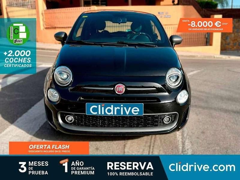 Negro Usado 2018 Fiat 500 Mirror Utilitario | 8490 € (Precio justo) - Imagen 1/3