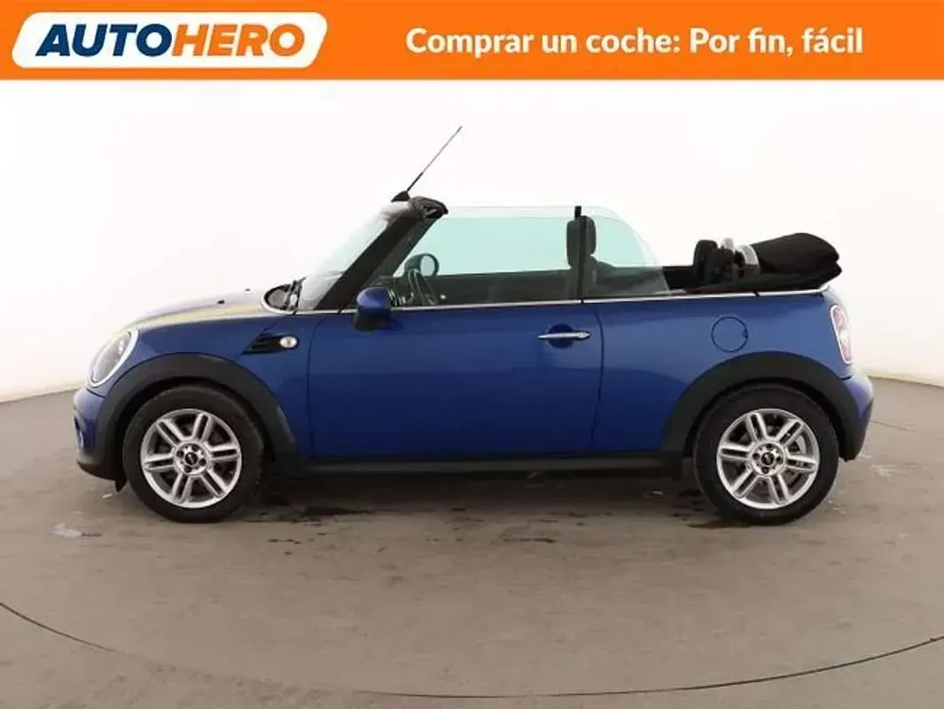 Usado Mini Cooper D Cabriolet 110 CV (80 kW) 2015 Azul Descapotable