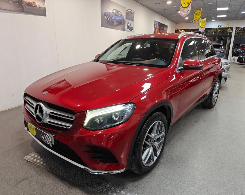 Rojo Usado 2018 Mercedes GLC220 SUV | 24.900 € (Precio justo) - Imagen 1/4