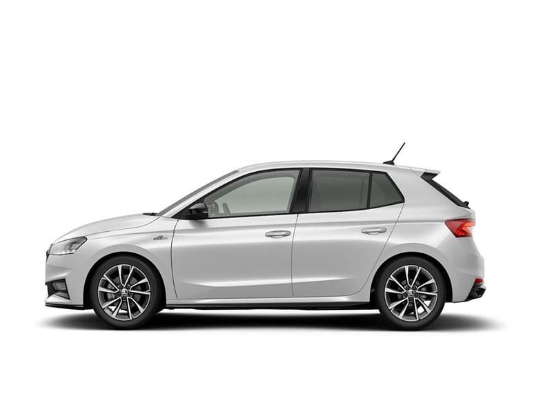Ny Skoda Fabia Monte Carlo 116 HK (85 kW) 2025 Hvid Sedan