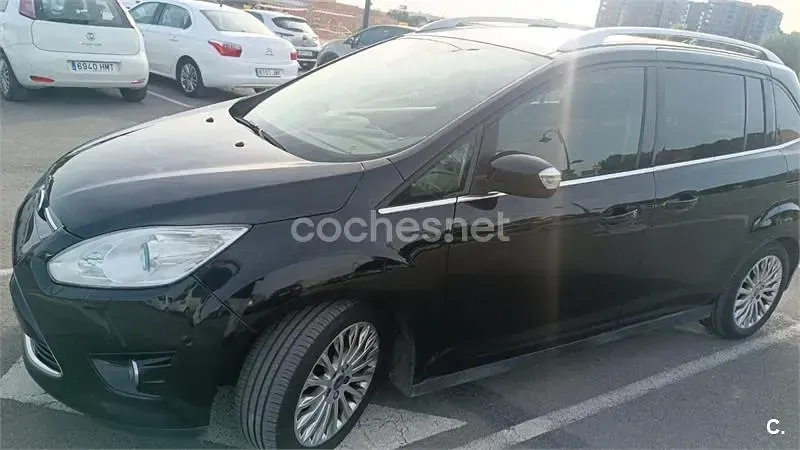 Usado Ford Grand C-Max Titanium 140 CV (102 kW) 2011 Negro Monovolumen