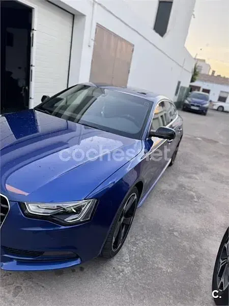 Usado Audi A5 Sportback S-Line 143 CV (105 kW) 2013 Azul Utilitario