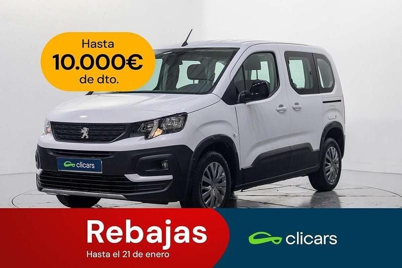 Blanco Usado 2022 Peugeot Rifter Active Monovolumen | 14.190 € (Super precio) - Imagen 1/4
