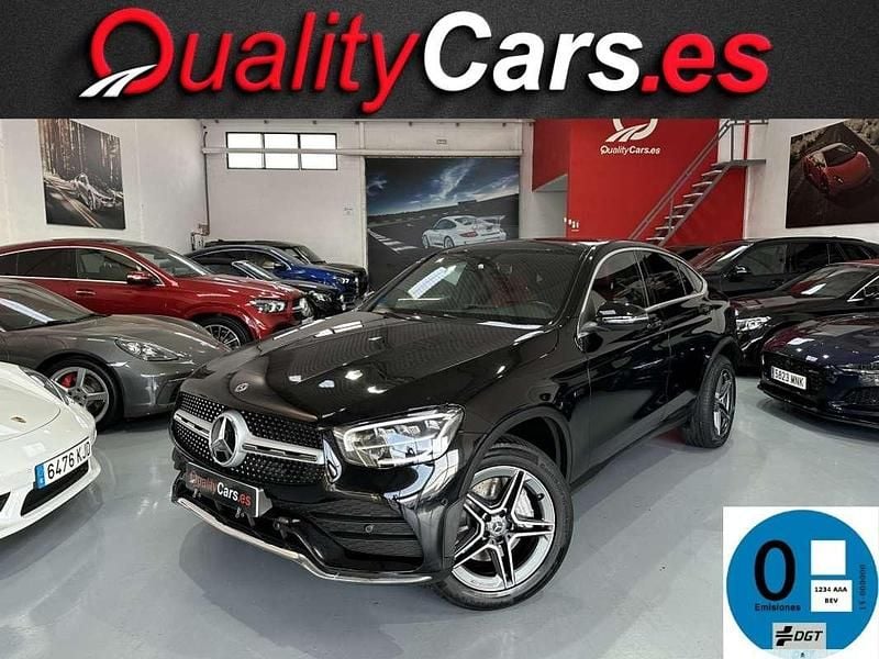 Negro Usado 2021 Mercedes GLC300e Coupe | 43.400 € (Precio justo) - Imagen 1/4
