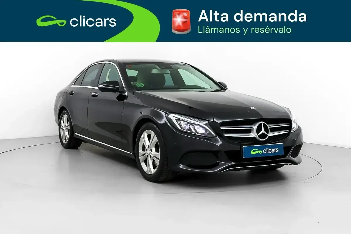 Usado Mercedes C220 170 CV (125 kW) 2016 Negro Berlina