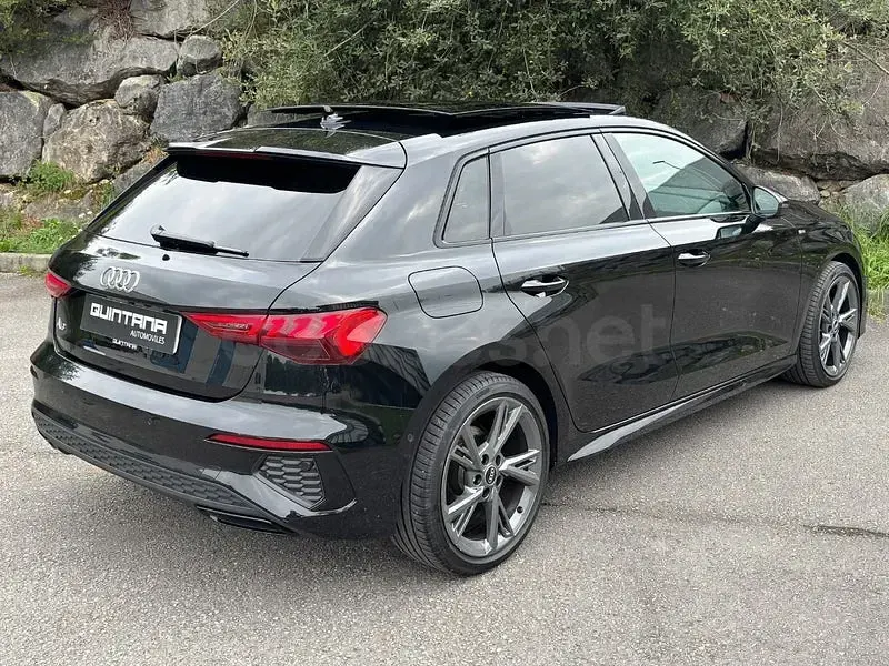 Usado Audi A3 S-Line 150 CV (110 kW) 2021 Negro Berlina