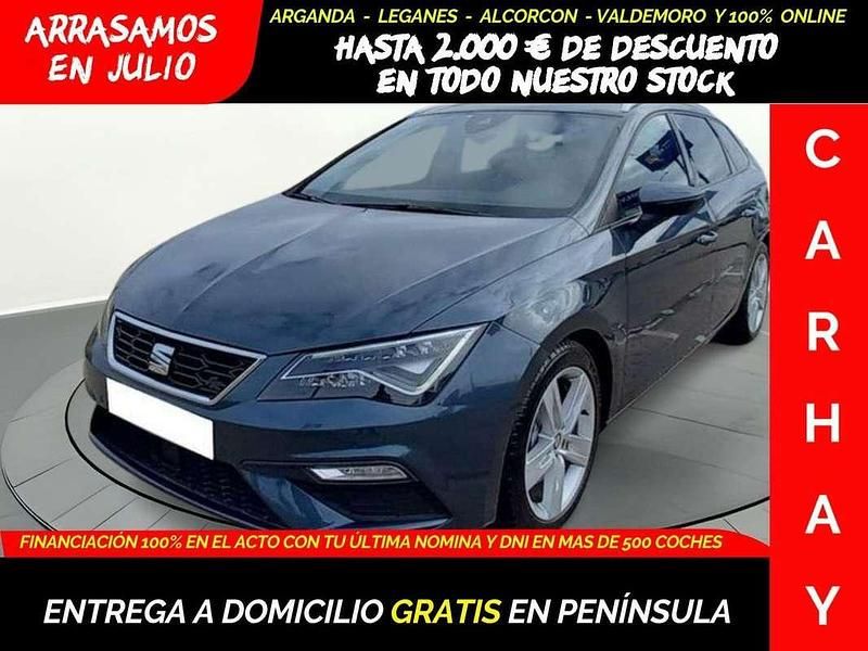 Gris Usado 2019 Seat Leon ST FR Familiar | 16.790 € (Un poco caro) - Imagen 1/4