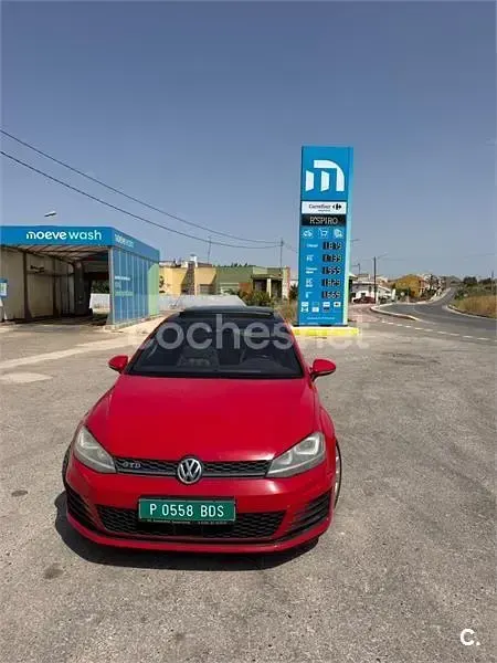 Usado VW Golf VII GTD 184 CV (135 kW) 2014 Rojo Berlina