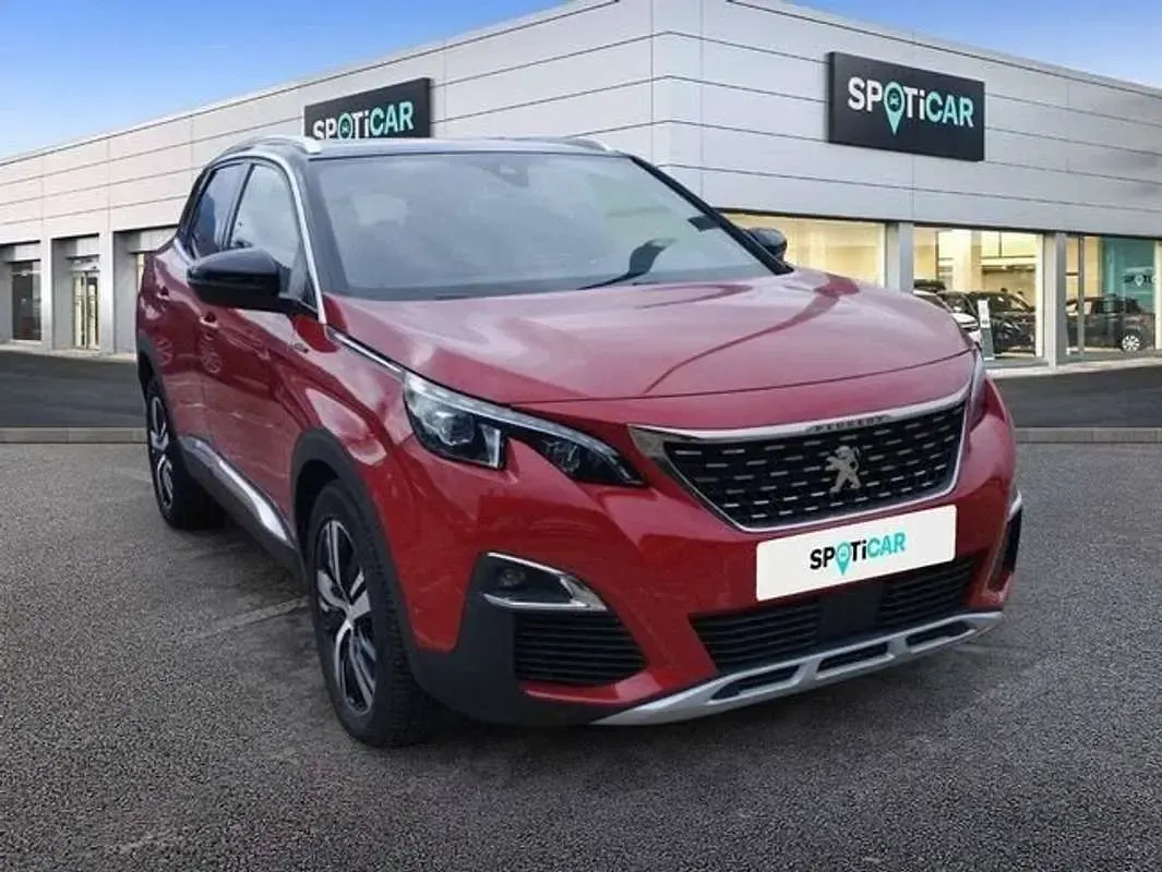 Usado Peugeot 3008 GT-line 131 CV (96 kW) 2019 Rojo SUV
