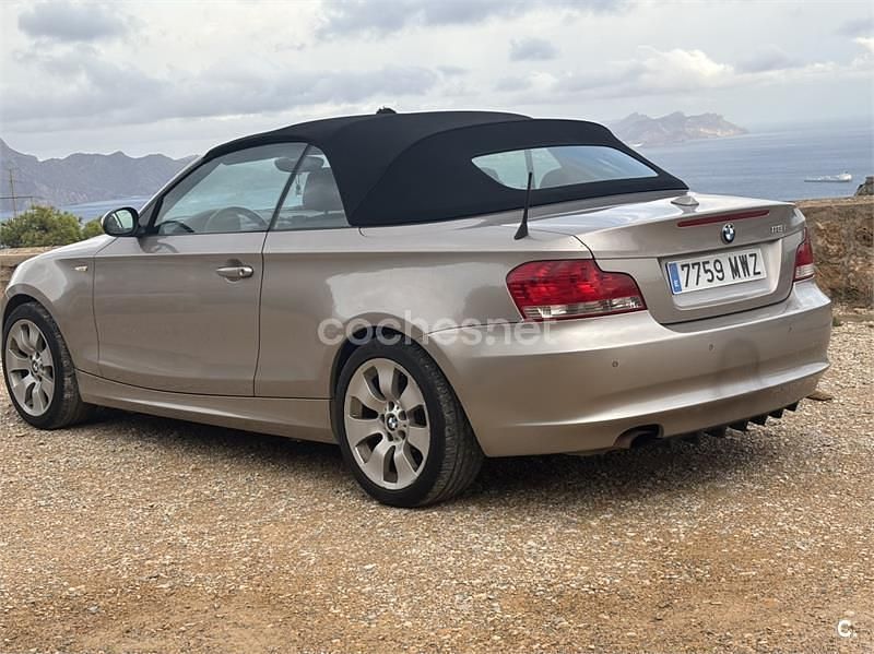Beige Usado 2008 BMW 118 Cabriolet Descapotable | 8200 € (Precio justo) - Imagen 1/4