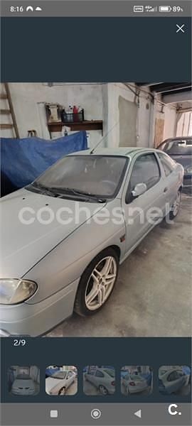 Usado Renault Mégane Coupé Dynamique 140 CV (102 kW) 2002 Gris / plata Coupe