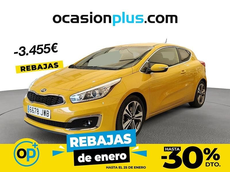 Amarillo Usado 2017 Kia Ceed GT Berlina | 12.200 € (Precio justo) - Imagen 1/4