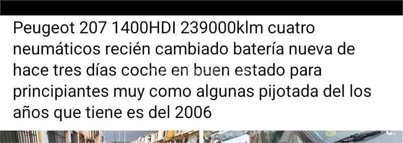 Gris / plata Usado 2006 Peugeot 207 Berlina | 2300 € (Precio justo) - Imagen 1/4