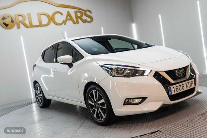 Usado Nissan Micra Acenta 89 CV (65 kW) 2017 Blanco Berlina