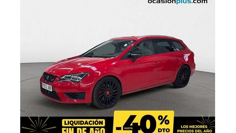 Usado Seat Leon ST CUPRA 280 CV (205 kW) 2014 Rojo Familiar