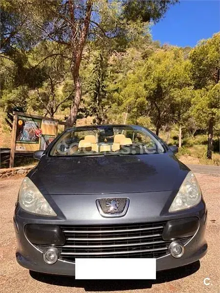 Usado Peugeot 307 CC 110 CV (80 kW) 2005 Gris / plata Descapotable