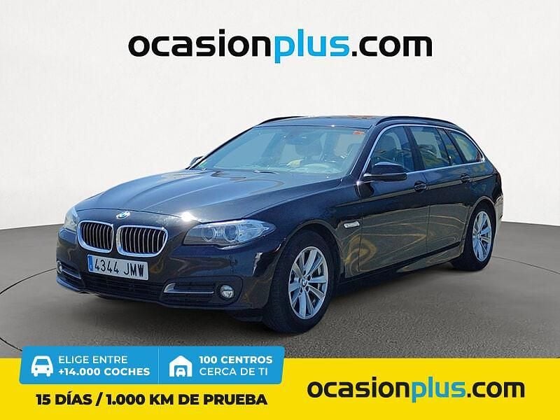 Negro Usado 2016 BMW 520 Familiar | 18.390 € (Precio justo) - Imagen 1/4