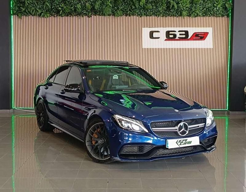 Azul Usado 2018 Mercedes C63 AMG AMG Berlina | 49.990 € (Super precio) - Imagen 1/4