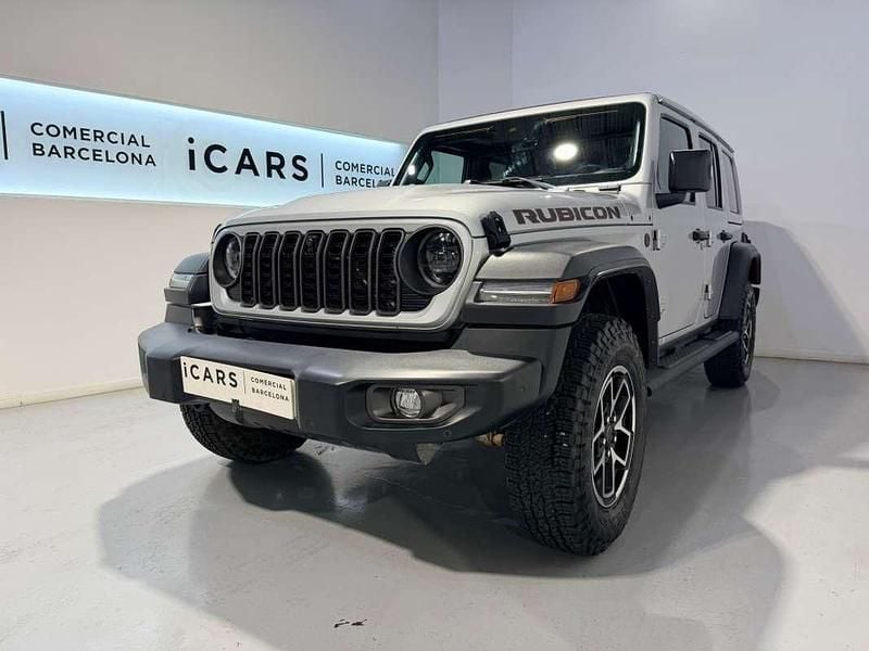Plateado Usado 2024 Jeep Wrangler Unlimited Rubicon SUV | 67.490 € (Caro) - Imagen 1/4