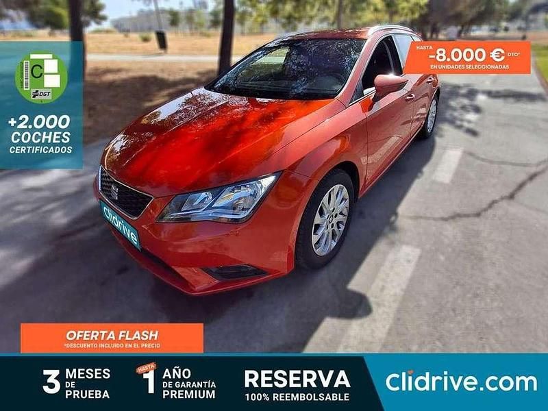 Naranja Usado 2015 Seat Leon ST Style Familiar | 6590 € (Precio justo) - Imagen 1/3