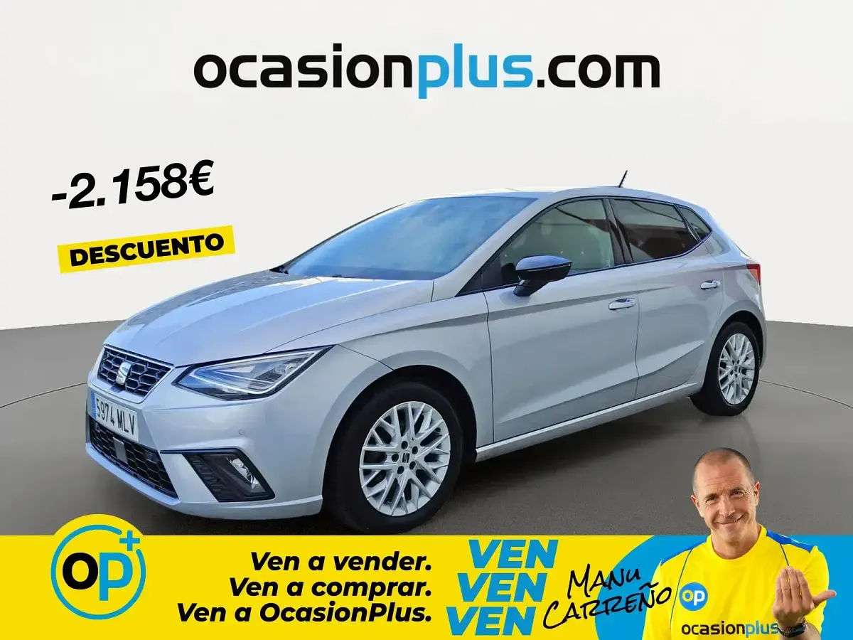 Usado Seat Ibiza FR 110 HP (80 kW) 2023 Cinzento Sedan
