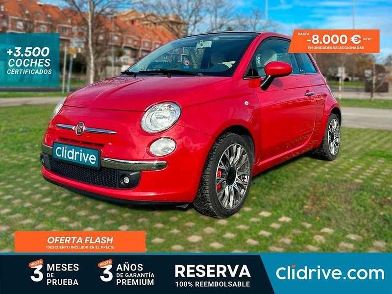 Rojo Usado 2010 Fiat 500 Lounge Utilitario | 5790 € - Imagen 1/3
