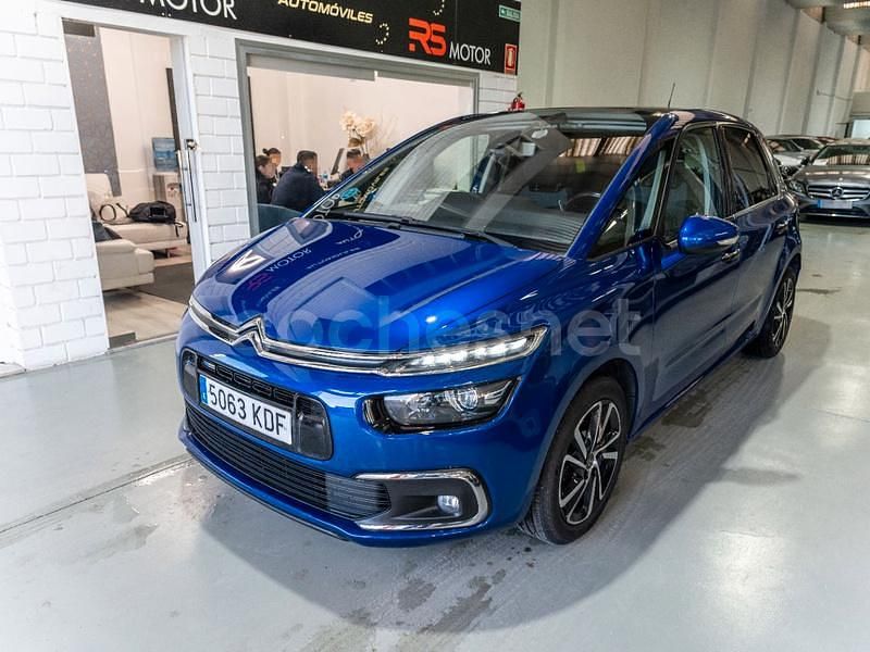 Usado Citroën C4 Picasso PureTech 130 CV (95 kW) 2017 Azul Monovolumen