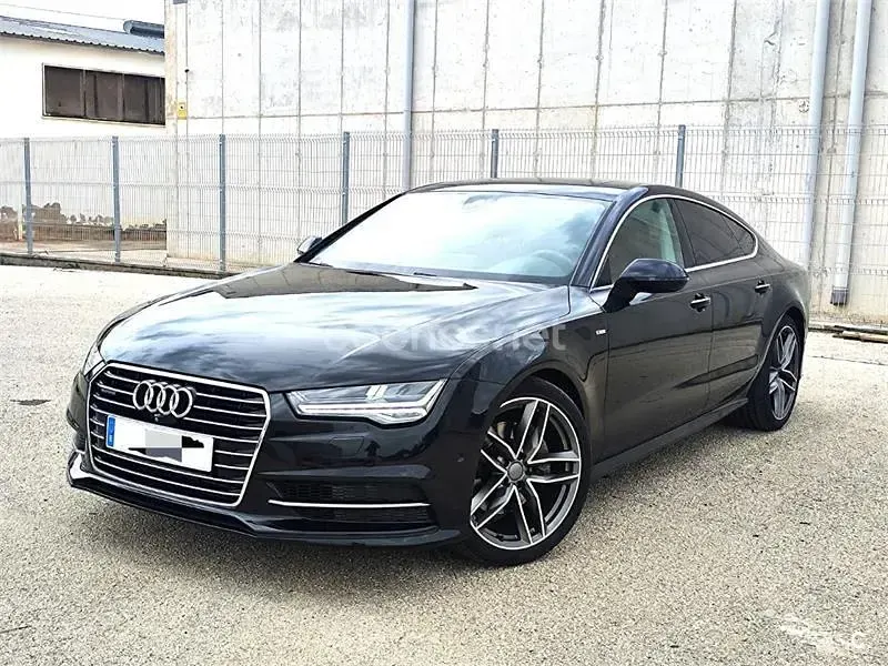 Usado Audi A7 Sportback S-Line 272 CV (200 kW) 2017 Negro Utilitario