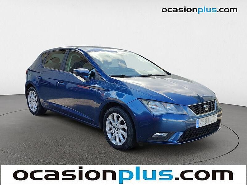 Usado Seat Leon Style 105 CV (77 kW) 2015 Azul Utilitario