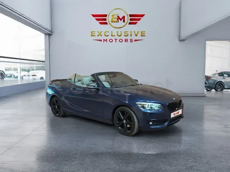 Usado BMW 218 Comfort Edition 150 CV (110 kW) 2019 Azul Descapotable