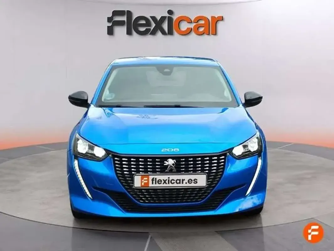 Usado Peugeot 208 Allure 101 CV (74 kW) 2023 Azul Utilitario
