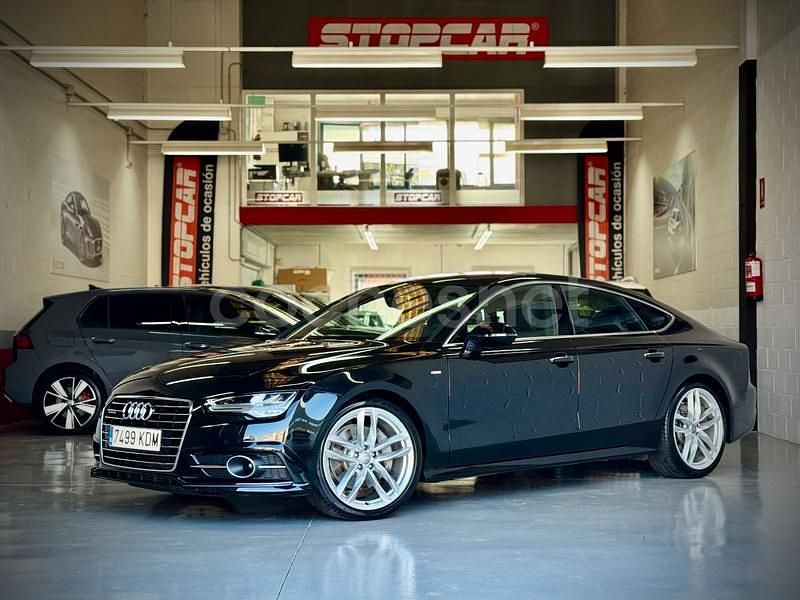 Gris / plata Usado 2017 Audi A7 Sportback S-Line Utilitario | 32.900 € (Caro) - Imagen 1/4